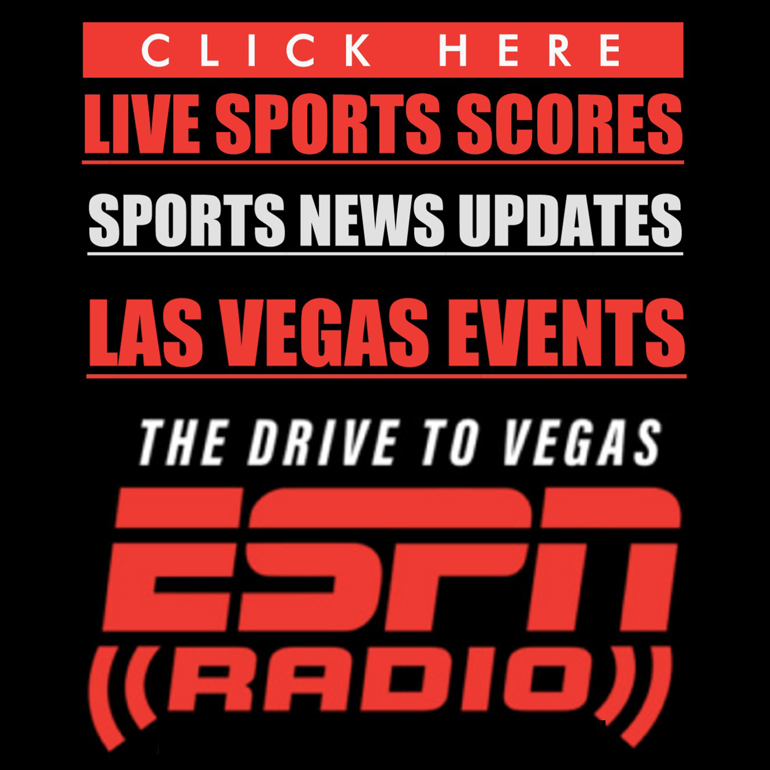 ESPN Radio - Live Scores, Sports News Updates, Las Vegas Events, The Drive to Vegas